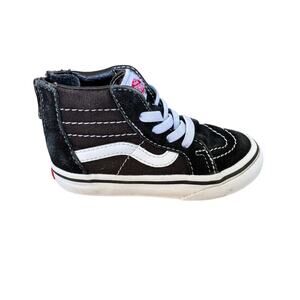 VANS SK8 - High Tops, Toddler size 7, HI-Zip, Black & White